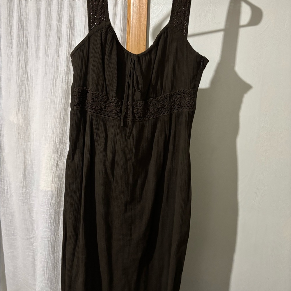 LOFT Charcoal Textured Top